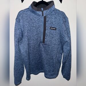 Columbia Blue Quarter-Zip Pullover